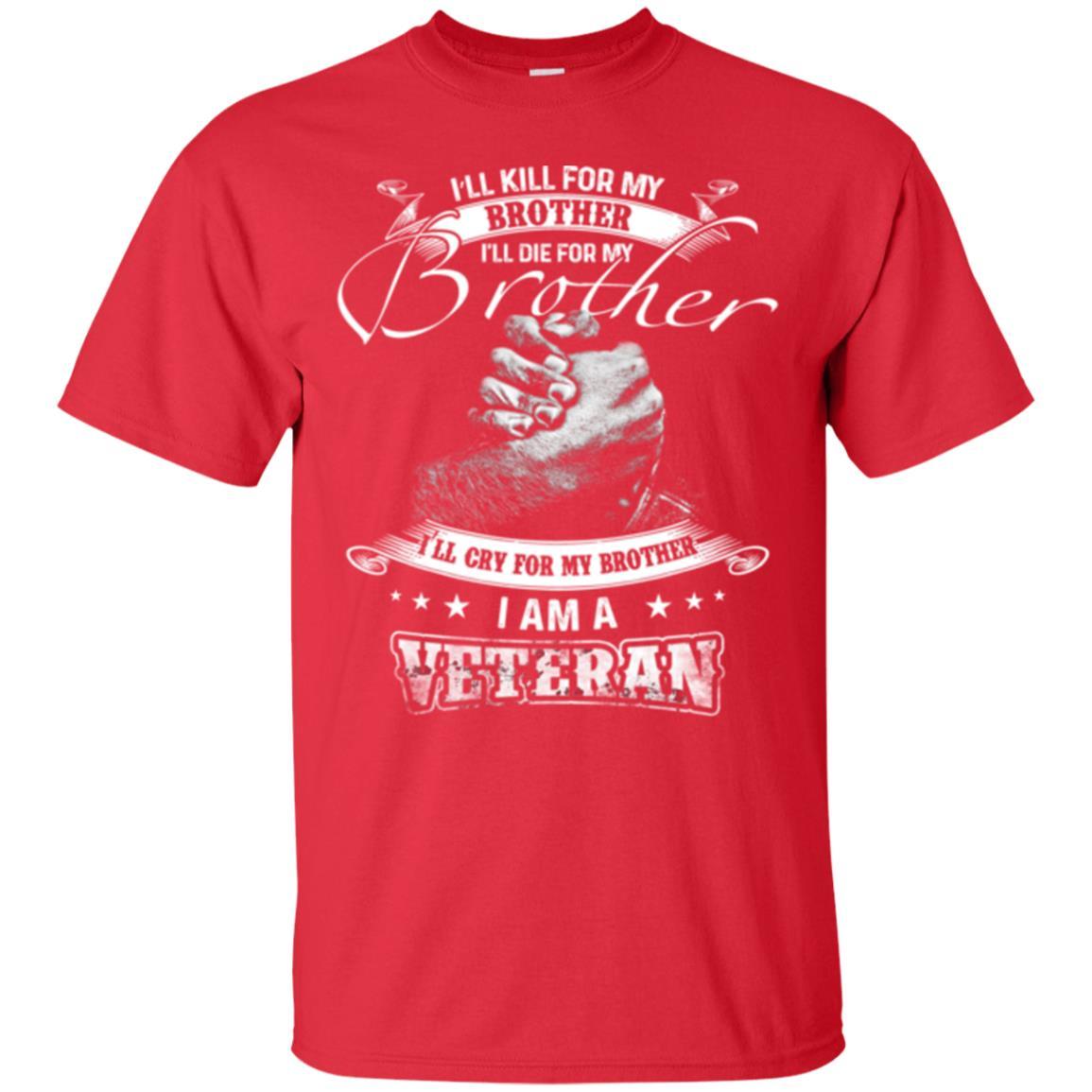 Veteran T-shirt I Am A Veteran Red