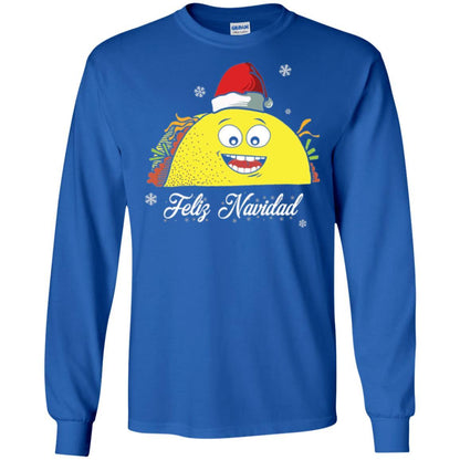 Christmas T-shirt Taco Feliz Navidad Royal