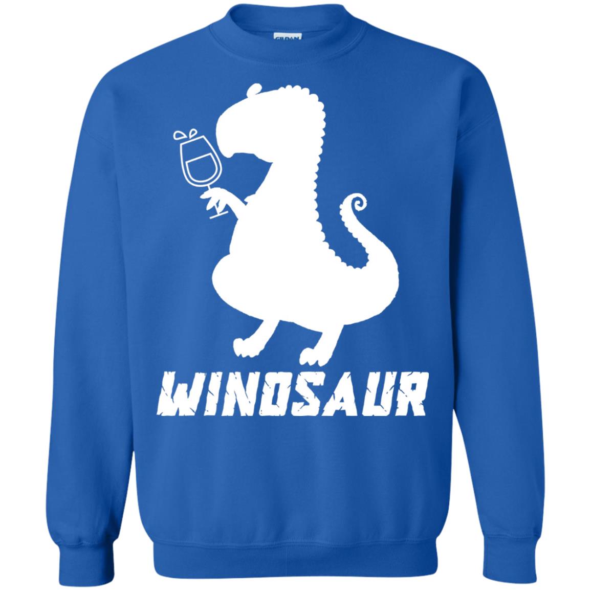 Drinking Party T-shirt Winosaur Wine Dinosaur Royal