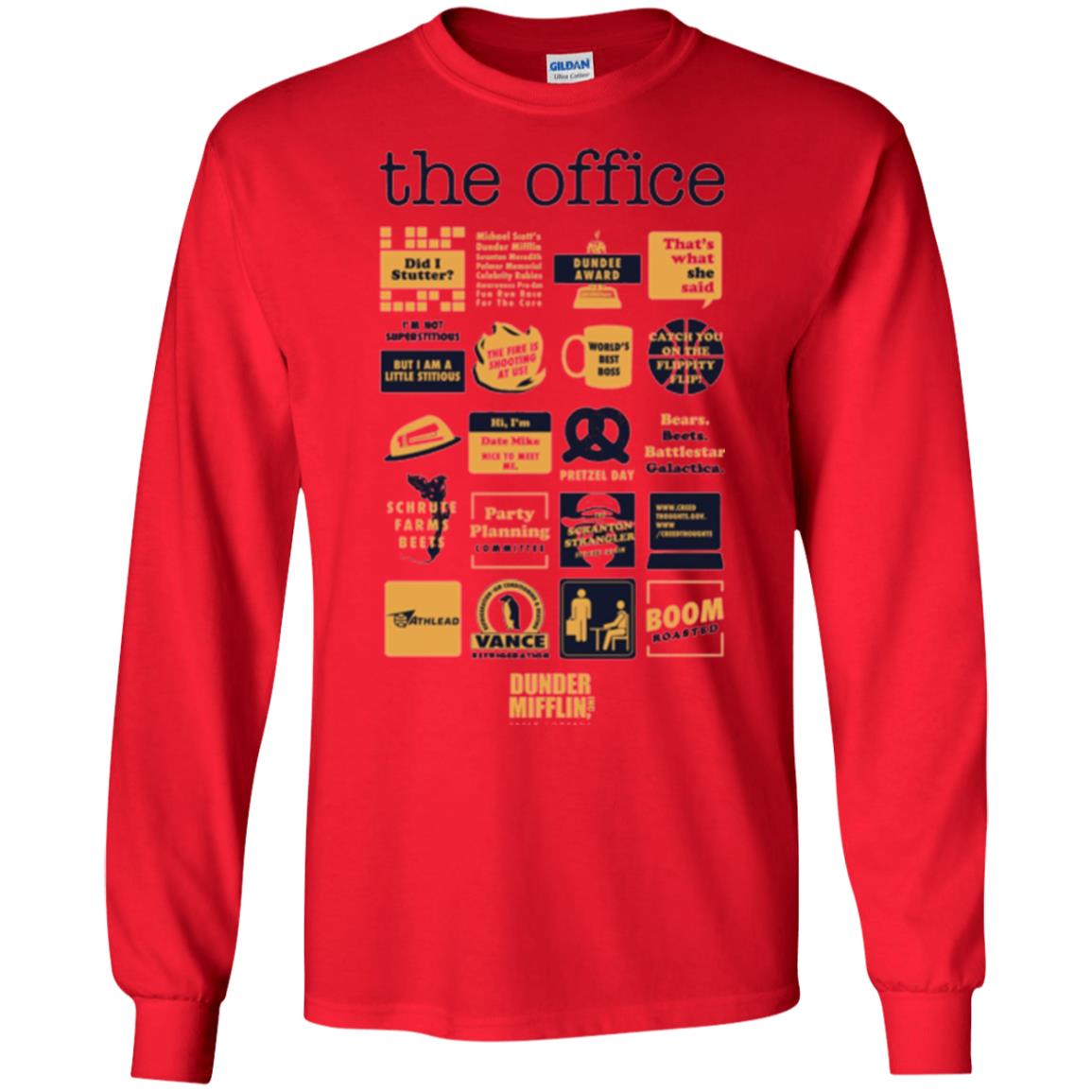 The Office T-shirt Red
