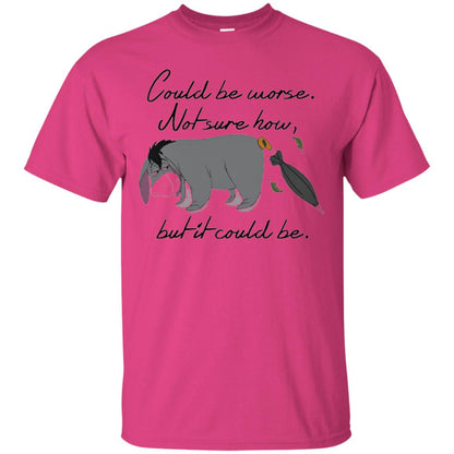 Cartoon T-shirt Could Be Worse Not Sure How But It Could Be Heliconia