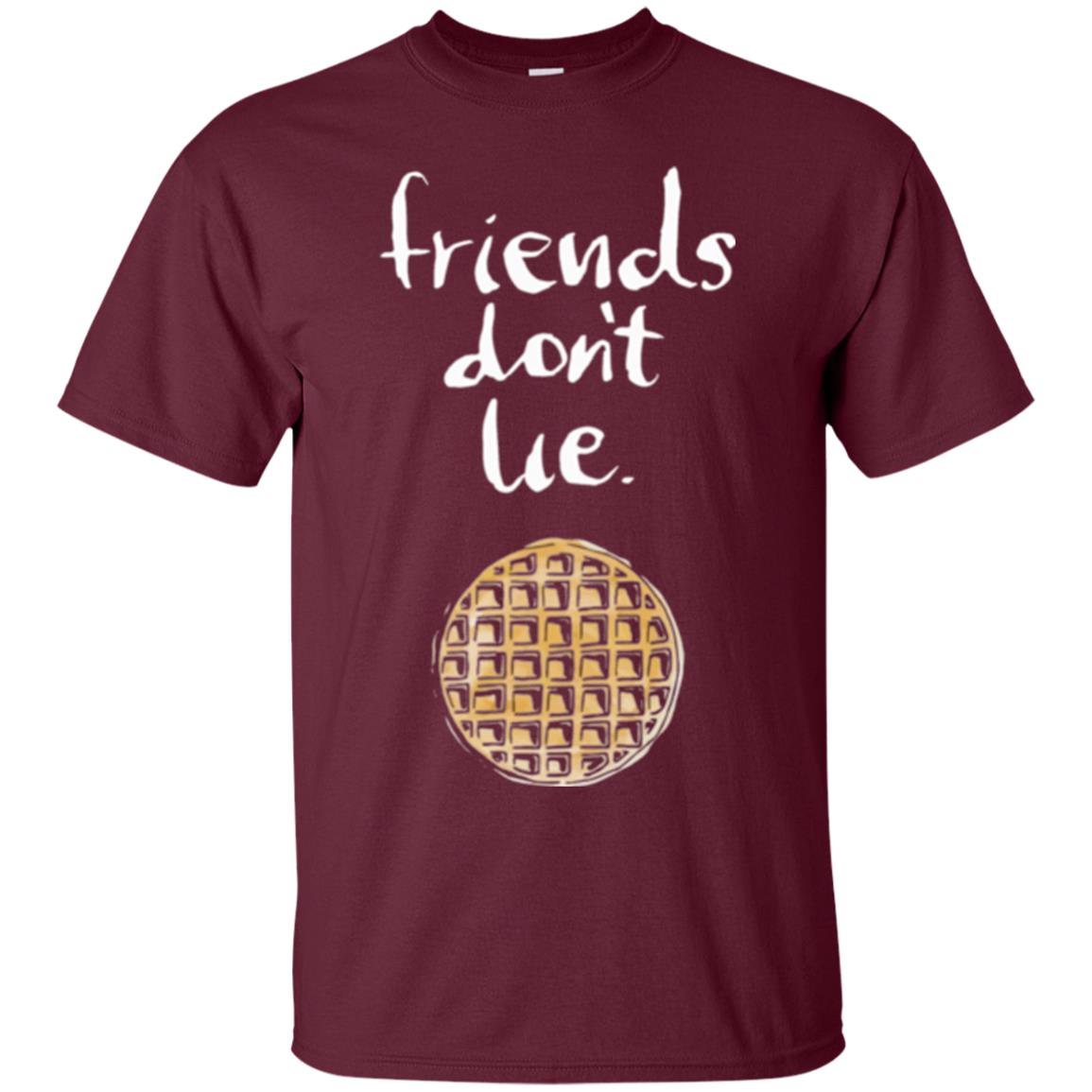 Friends T-shirt Friends Don_t Lie Maroon