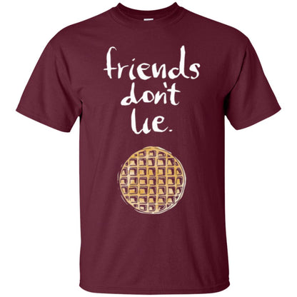 Friends T-shirt Friends Don_t Lie Maroon
