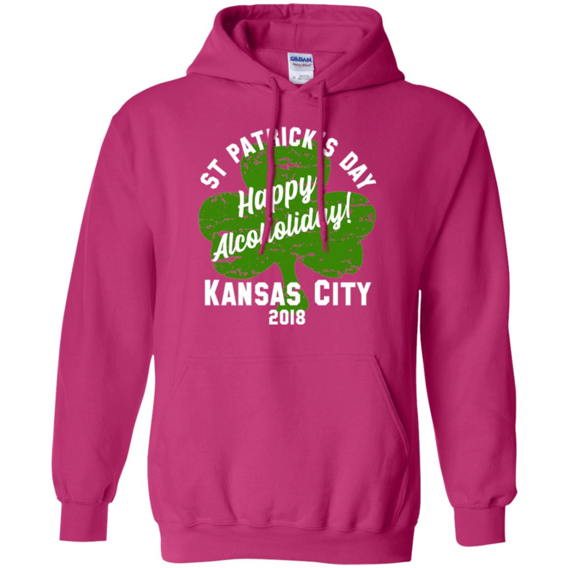 Kansas City 2018 Shamrock St Paddys Green Tshirt St. Patricks Day Heliconia