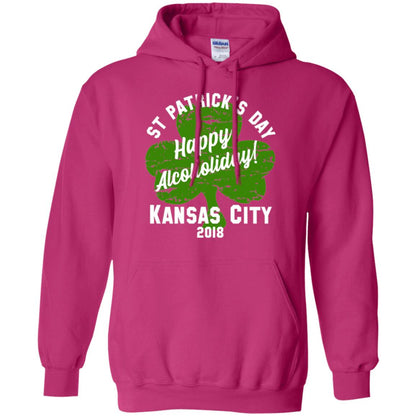Kansas City 2018 Shamrock St Paddys Green Tshirt St. Patricks Day Heliconia
