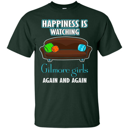 Happiness Is Watching Gilmore Girls Again And Again Shirt Forest