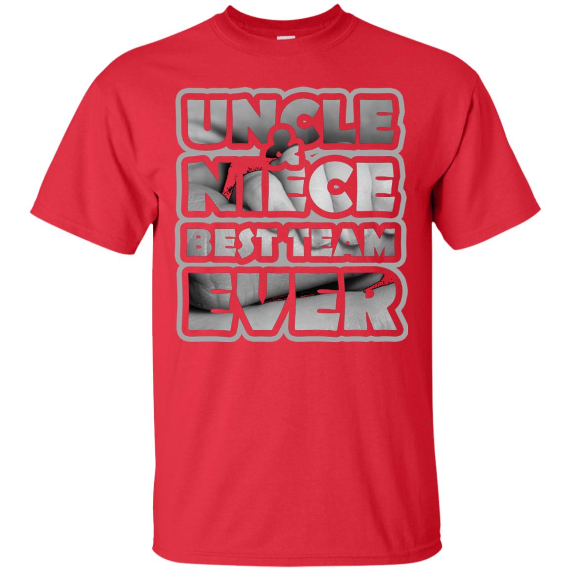 Uncle And Niece Best Team Ever Shirt For Uncle Or Niece Red