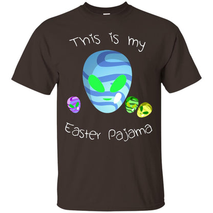 Easter Pajama Alien Shirt Dark Chocolate