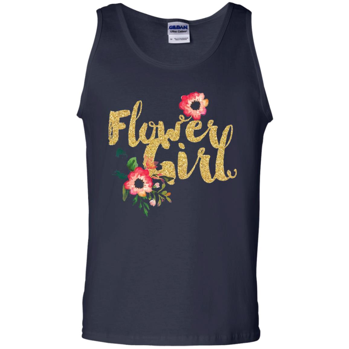 Flower Girl Bridesmaid Wedding Reception T-shirt Navy