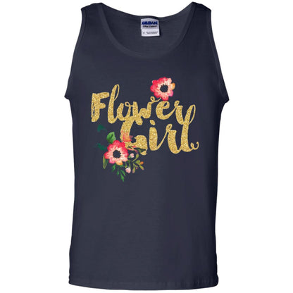 Flower Girl Bridesmaid Wedding Reception T-shirt Navy