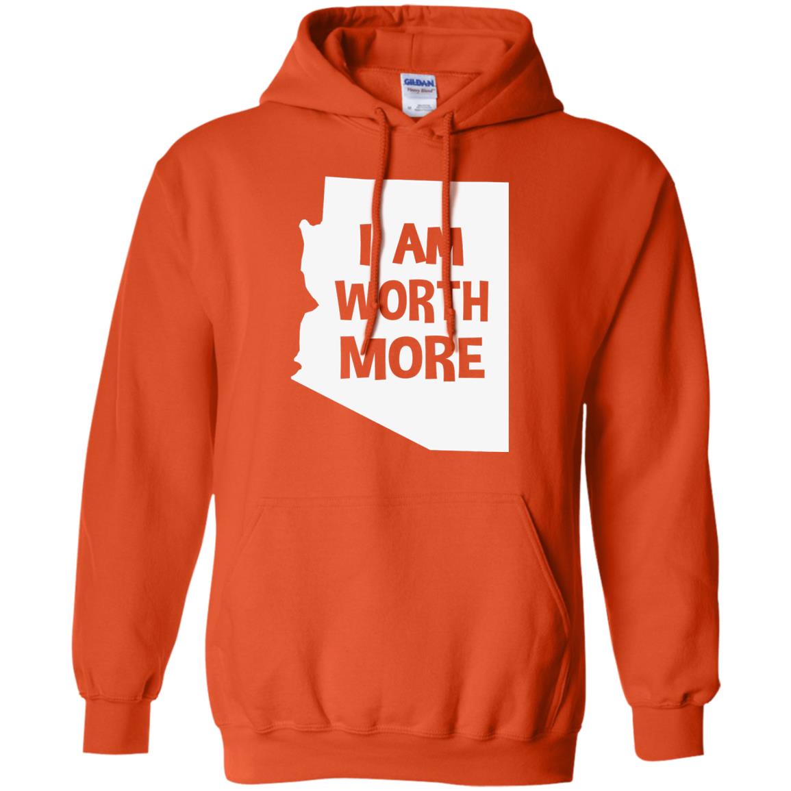 Arizona Teacher Shirt I Am Worth More Orange