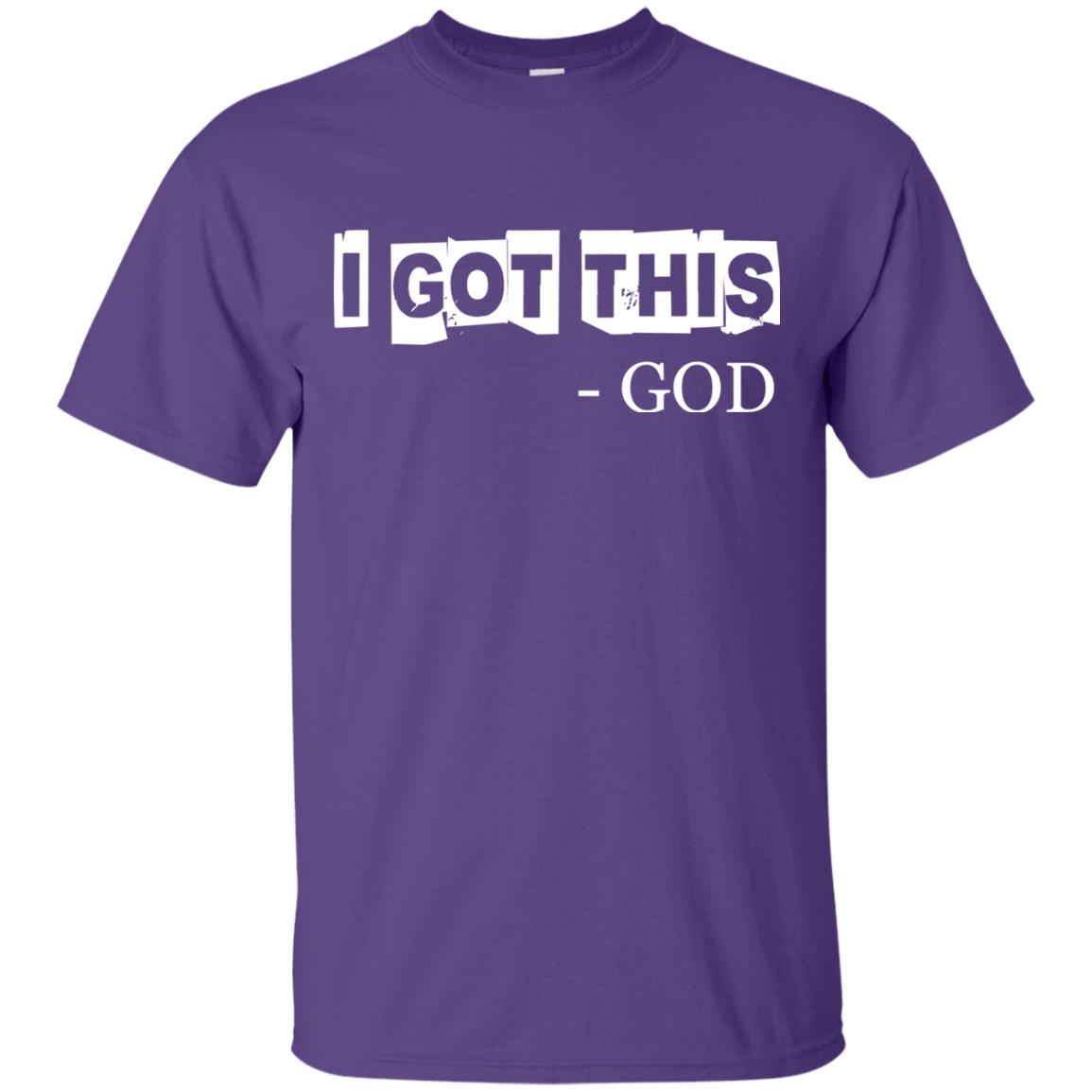 I Got This God Christian T-shirt Purple