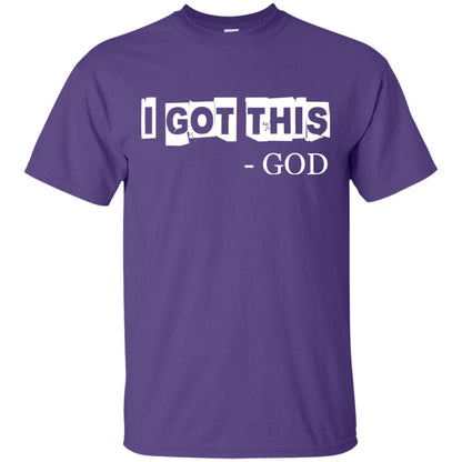 I Got This God Christian T-shirt Purple