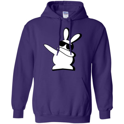 Dabbing Hip Hop Bunny Easter Dab Rabbit Dance T-shirt Purple