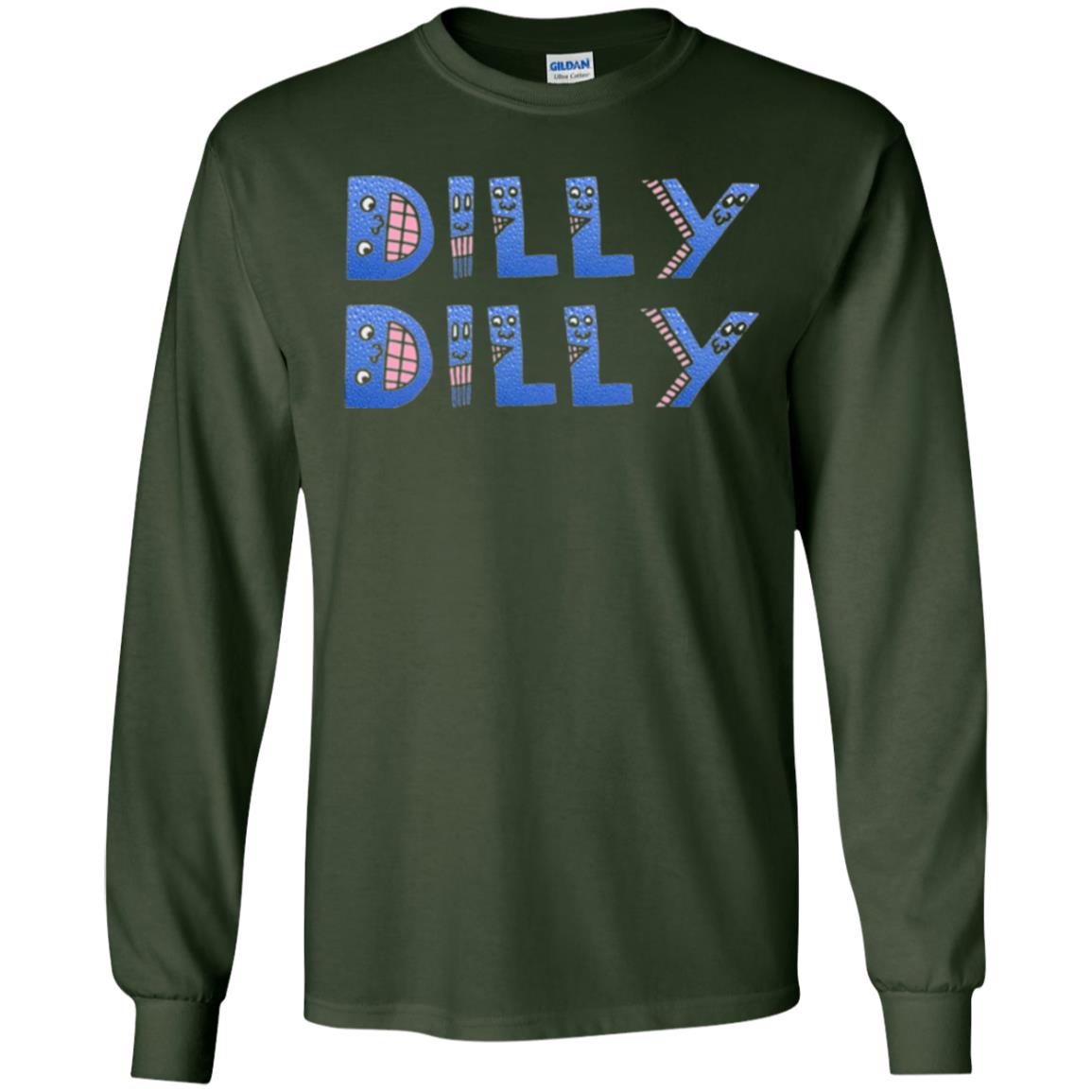 Christmas T-shirt Beer Lovers Dilly Dilly Forest Green