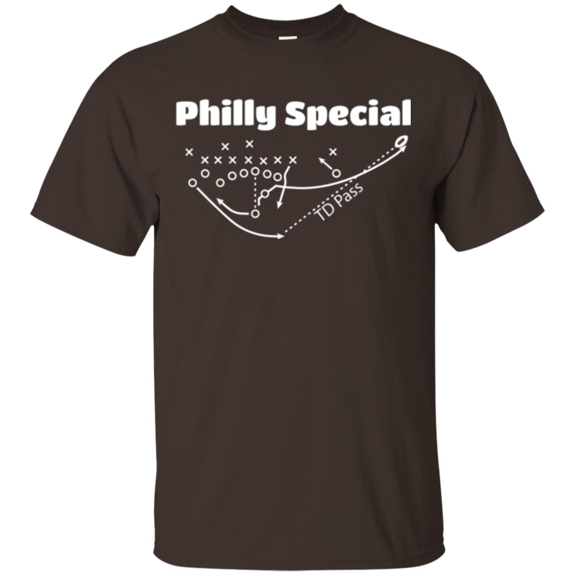 Philly Special Football Lover T-shirt Dark Chocolate