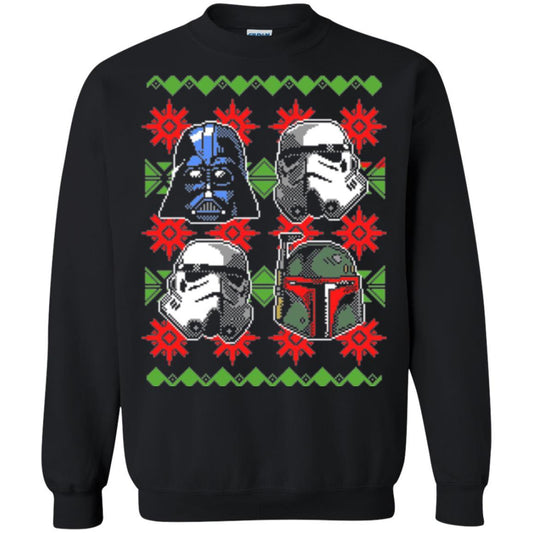 Film T-shirt Christmas Sweater Empire Helmets Black