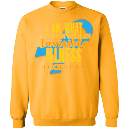 Autism T-shirt I Am What A Person With An Invinsible Illness Looks Like Gold