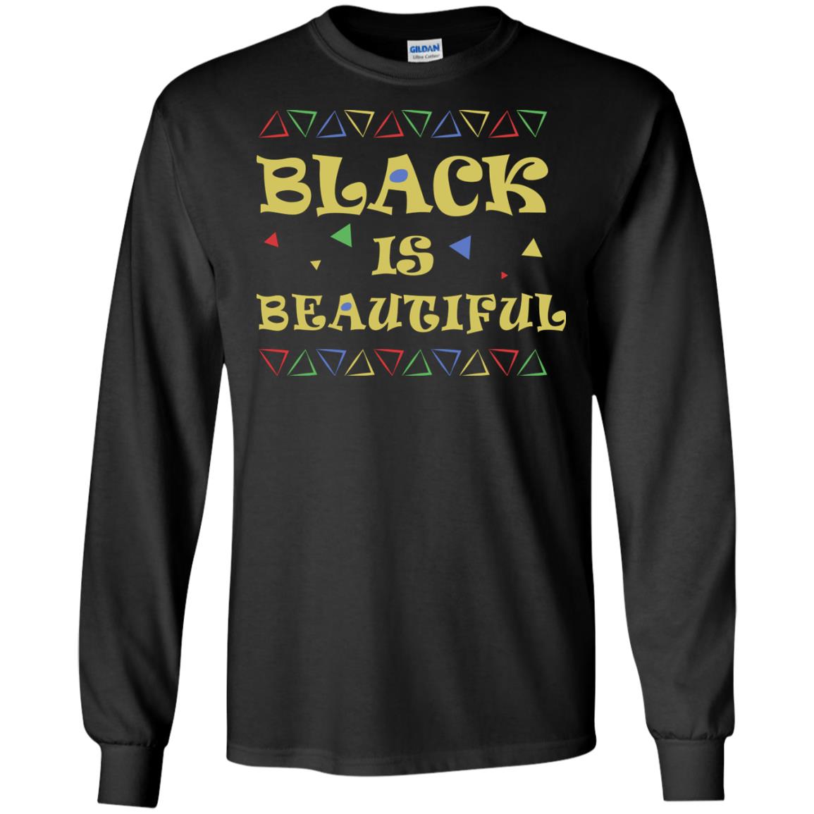 African American T-shirt Black Is Beautiful Black