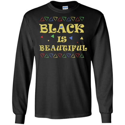 African American T-shirt Black Is Beautiful Black