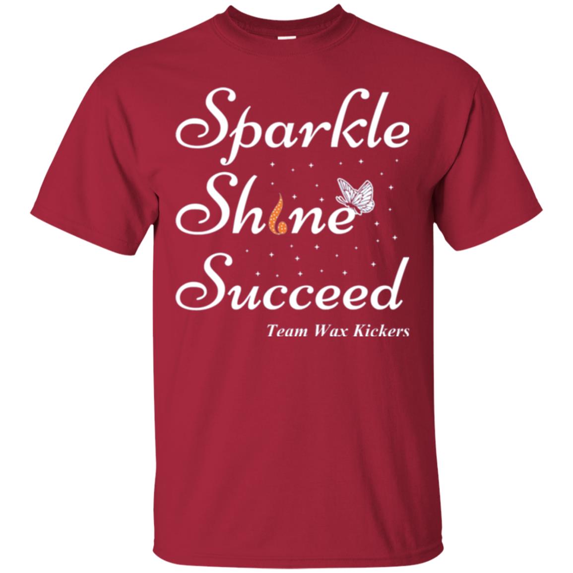 Sparkle Shine Succeed T-shirt Cardinal