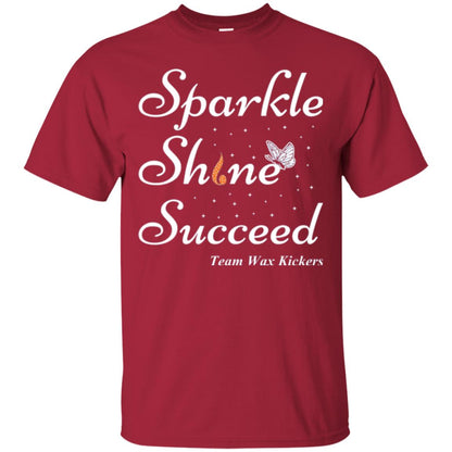 Sparkle Shine Succeed T-shirt Cardinal