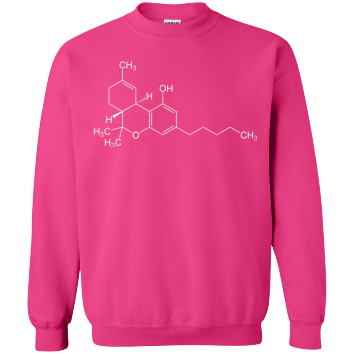 Cannabis T-shirt Thc Molecule Tetrahydrocannabinol Heliconia