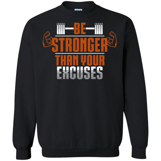 Be Stronger Than Your Excuses Fitness T-shirt Black
