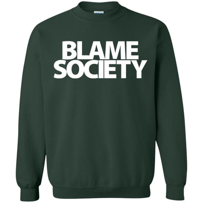 Mens Blame Society Urban Hip Hop T-shirt Forest Green