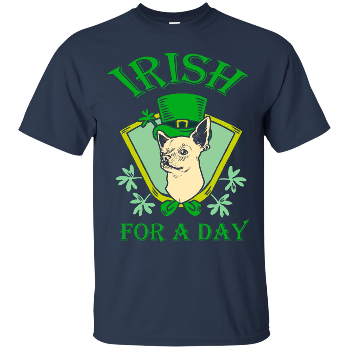 Saint Patrick's Day T-shirt Irish For A Day Navy