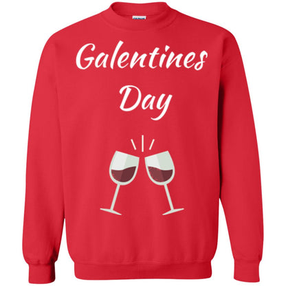 Valentines Alternative Galentines Day T-shirt Red