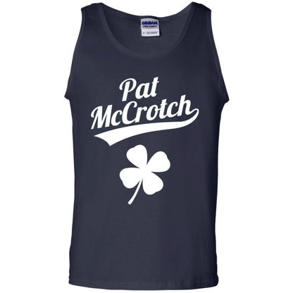 Funny Pat Mccrotch St. Patricks Shamrock T-shirt Navy
