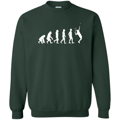 Evolution Of Tennis Player T-shirt Forest Green