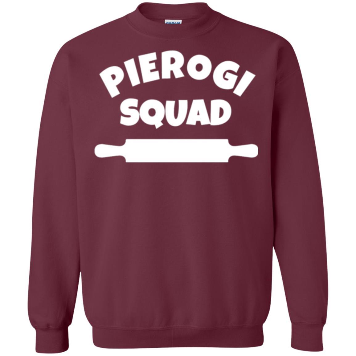 Christmas T-shirt Pierogi Polish Dumpling T-shirt Maroon