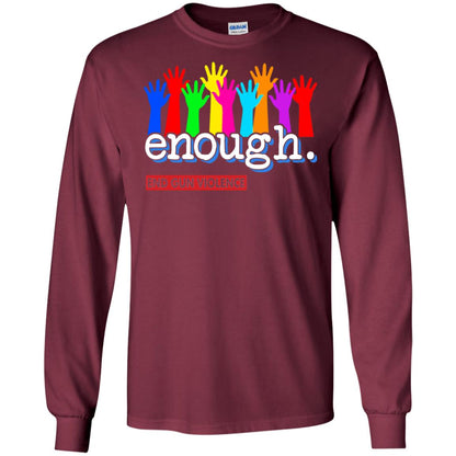 End Gun Violence Enough Gun Control T-shirt Maroon