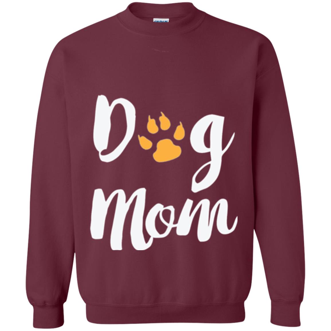 Dog Lovers T-shirt Dog Mom Maroon