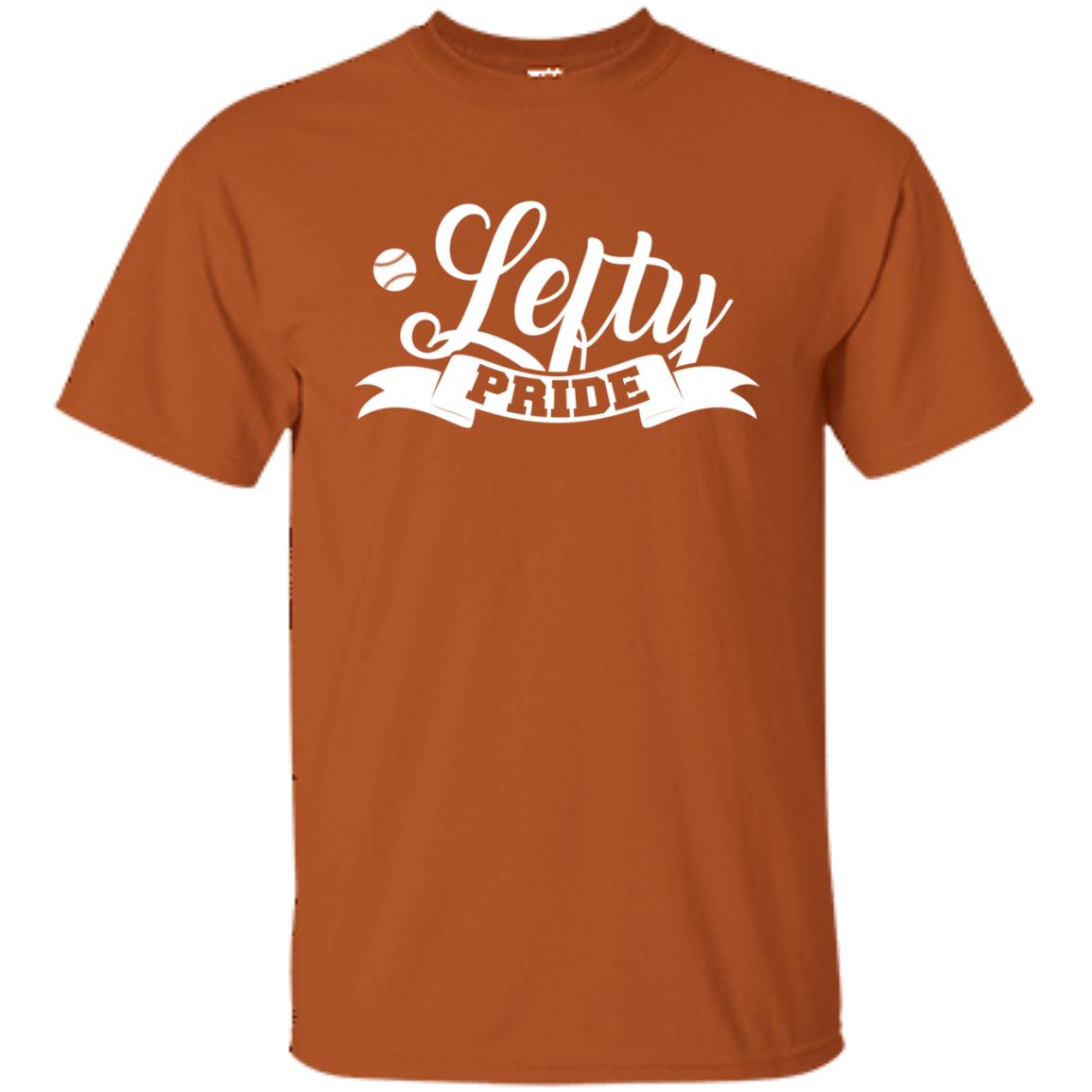 Left Pride Baseball Shirt Texas Orange