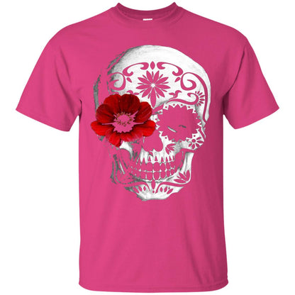 Day Of The Dead Sugar Skull Cinco De Mayo Shirt Heliconia