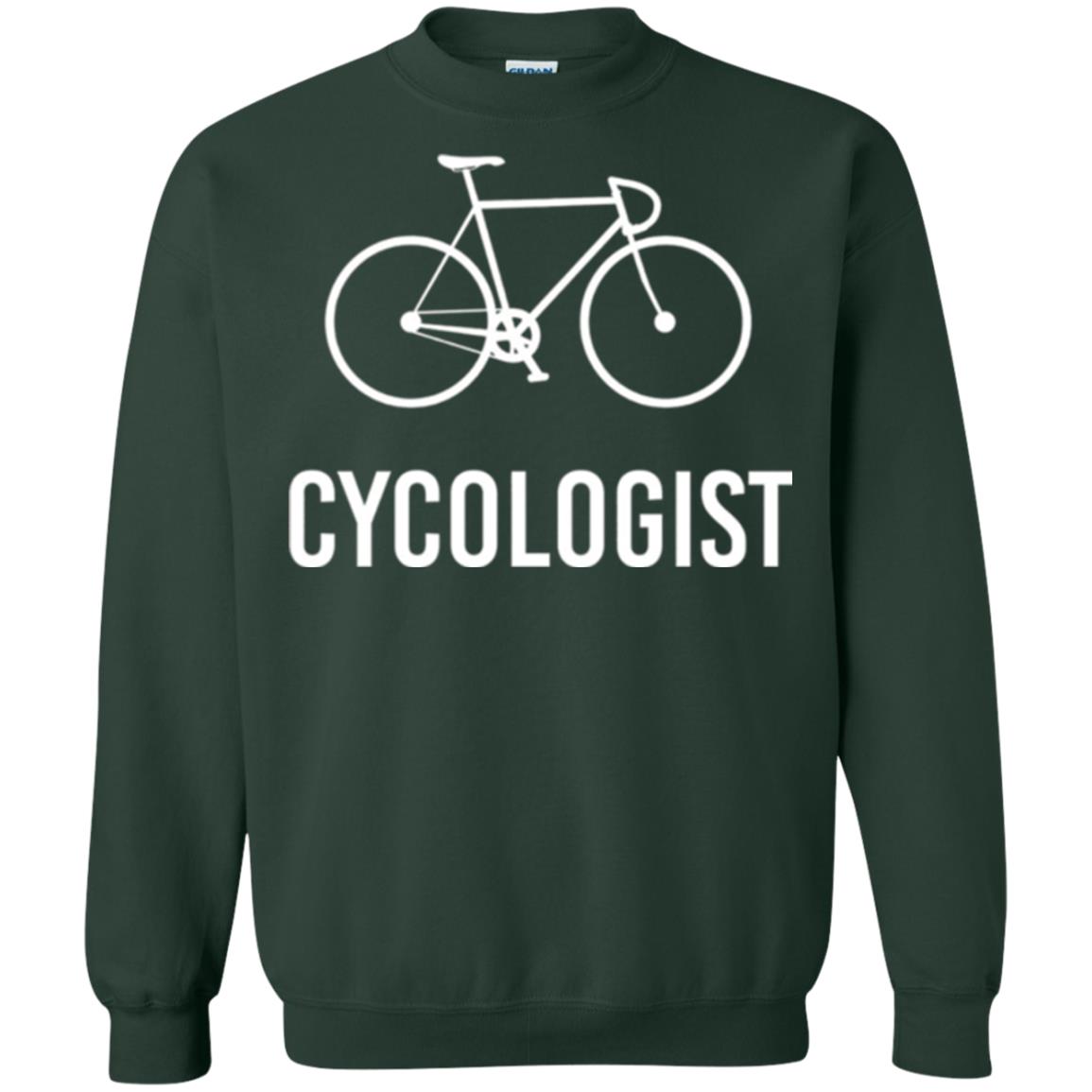 Bicycle Lovers T-shirt Cycologist Forest Green