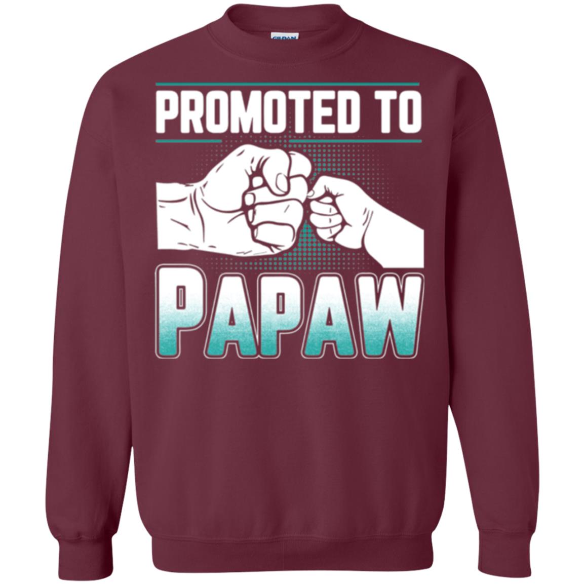 Promoted To Papaw Papa T-shirt Maroon