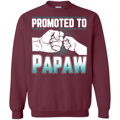 Promoted To Papaw Papa T-shirt Maroon