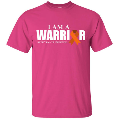 Kidney Cancer Awareness T-shirt I Am A Warrior Kidney Cancer Awareness Heliconia