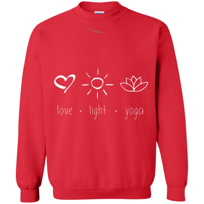 Yoga Lovers T-shirt Love Light Yoga Red