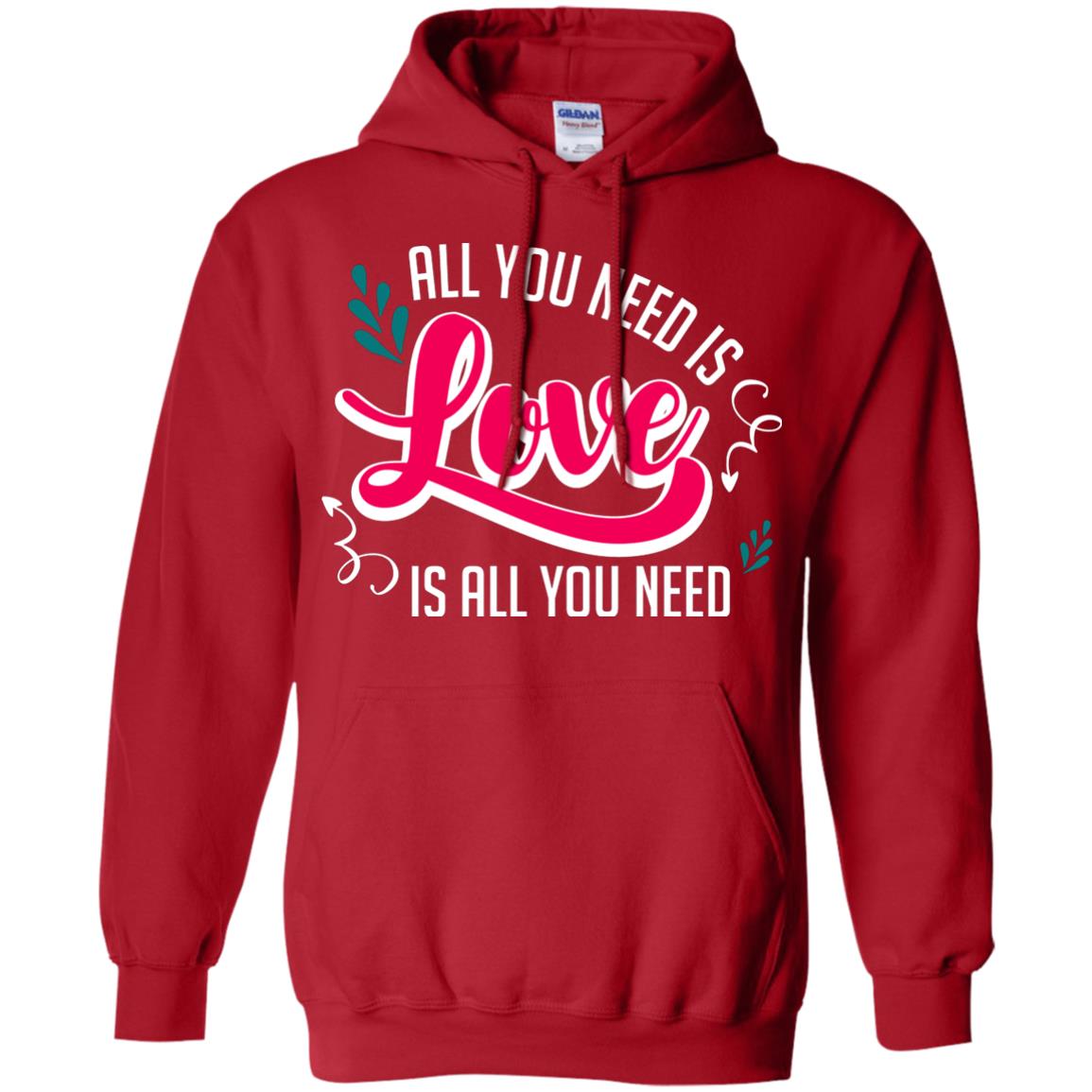 All You Need Is Love T-shirt Red
