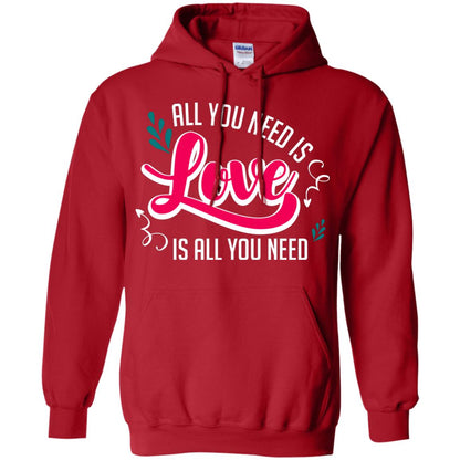 All You Need Is Love T-shirt Red