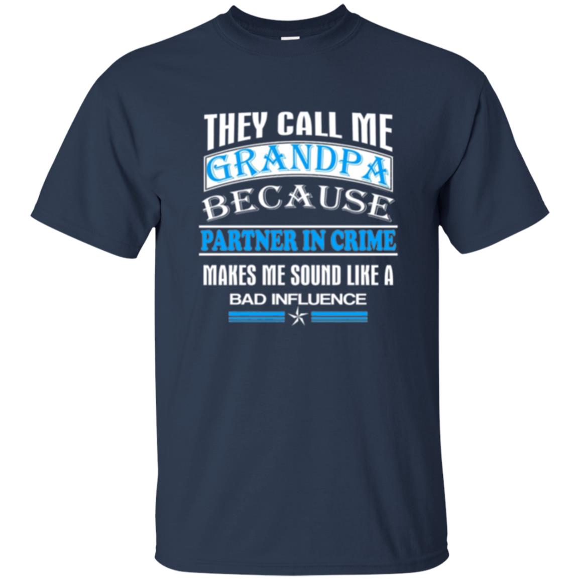 Family T-shirt They Call Me Grandpa Navy