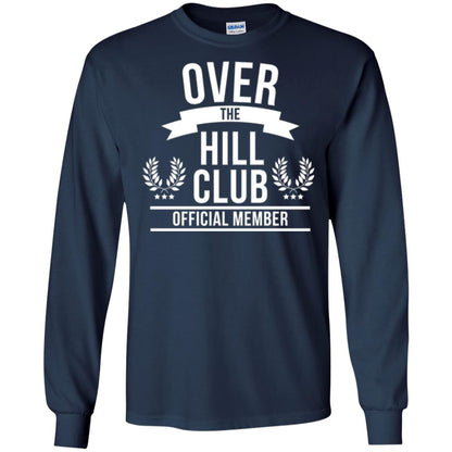 Gag Over 40 T-shirt Over The Hill Club Official Member Navy