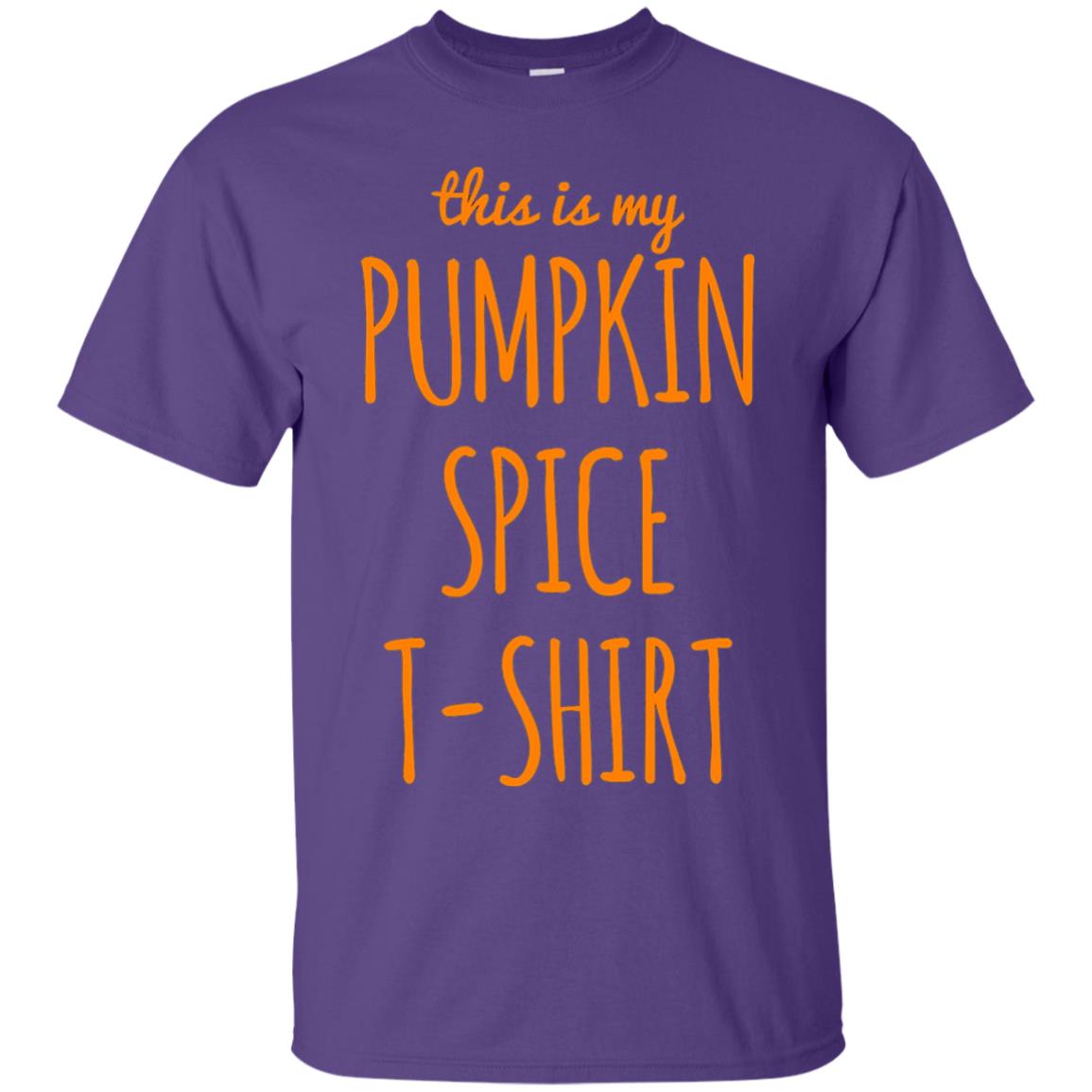 This Is My Pumpkin Spice T-shirt Purple