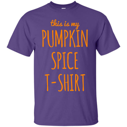 This Is My Pumpkin Spice T-shirt Purple