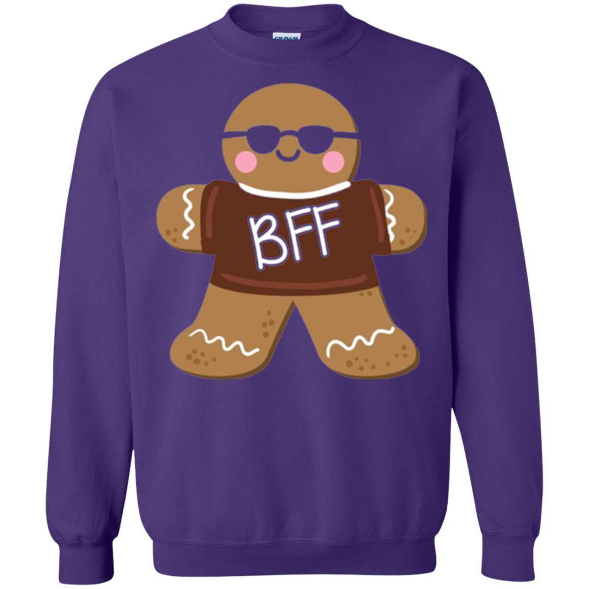 Gingerbread T-shirt Best Friend Forever Purple